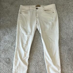 Women's Cream Jeans